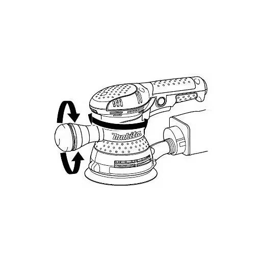 Ponceuse excentrique MAKITA BO5041 - 300W