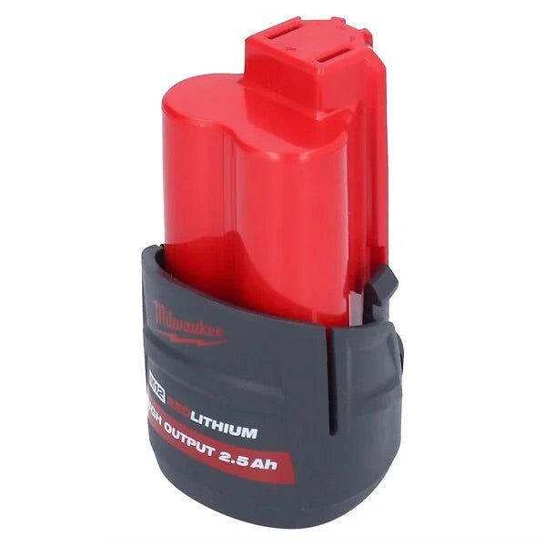 Milwaukee Battery Set 2x M12 HB2.5 High Output 12 V 2,5 Ah / 2500 mAh Li-Ion Batterie