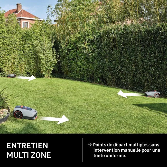 Robot tondeuse STERWINS 400m² + Batterie 18V