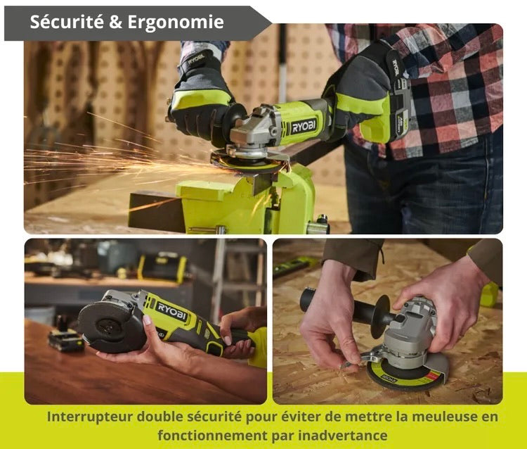 Pack de 2 outils RYOBI + 2 batteries