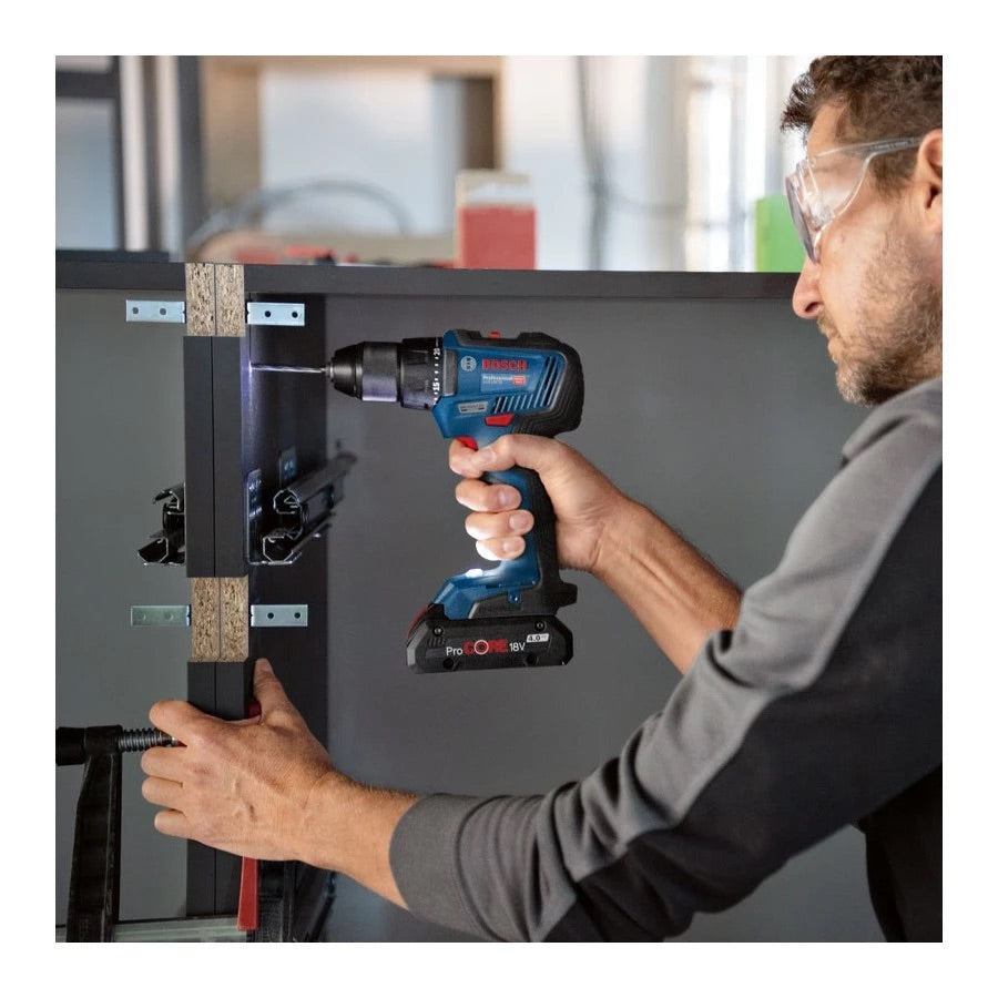 Perceuse-visseuse BOSCH GSR 18V-55 + 2 batteries - 18V + chargeur rapide 14,4V & 18V